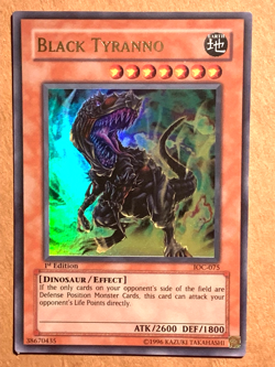 yugioh Black Tyranno IOC-075 1st Ed Ultra Rare Near Mint - Image 1