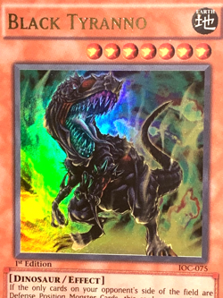 yugioh Black Tyranno IOC-075 1st Ed Ultra Rare Near Mint - Image 2