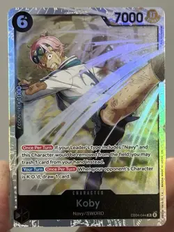 Koby EB04-044 Foil SR OP15 Adventure On Kami's Island One Piece English NM - Image 1