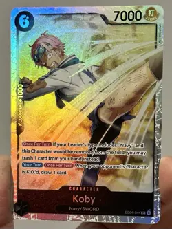 Koby EB04-044 Foil SR OP15 Adventure On Kami's Island One Piece English NM - Image 4