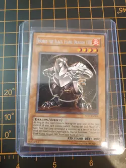 Horus The Black Flame Dragon LV4 SOD-EN006 Rare YuGiOh! TCG NM With Top Loader - Image 1
