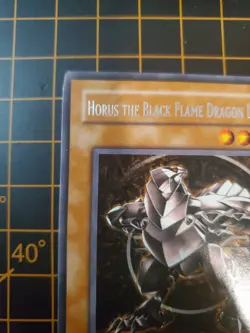 Horus The Black Flame Dragon LV4 SOD-EN006 Rare YuGiOh! TCG NM With Top Loader - Image 4