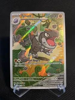 Pokemon Center Stamped Tyrunt Black Star Promo Card MEP070 Perfect Order ETB - Image 2
