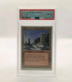PSA GRADED 8 - 1994 Magic The Gathering Plateau Revised Card - Image 1