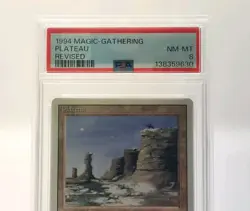 PSA GRADED 8 - 1994 Magic The Gathering Plateau Revised Card - Image 2