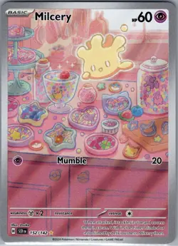 Milcery 152/142 SV07: Stellar Crown - Pokemon Card - NM - Image 1