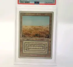 PSA GRADED 8 - 1994 Magic The Gathering Scrubland Revised Edition Card - Image 3