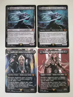 Playset Sephiroth Fabled Soldier / MTG x Final Fantasy / 4x Cards NM ENG - Image 1