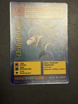 Digimon Dolphmon St-35S Chase Holo Bandai Digi Battle Card - Image 3
