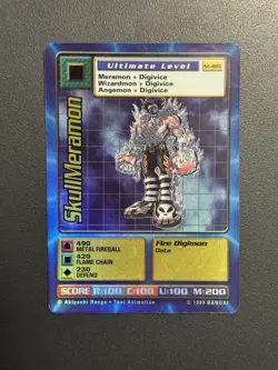 Digimon SkullMeramon St-48S Chase Holo Bandai Digi Battle Card - Image 1