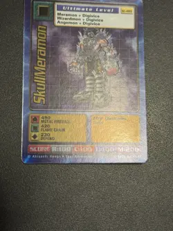 Digimon SkullMeramon St-48S Chase Holo Bandai Digi Battle Card - Image 4