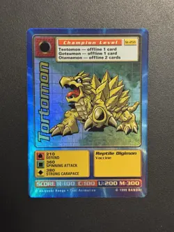 Digimon Dolphmon St-35S Chase Holo Bandai Digi Battle Card - Image 1