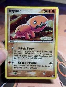 Trapinch 67/92 Reverse Holo ex Legend Maker 2005 Stamped Pokemon Card LP MP - Image 3