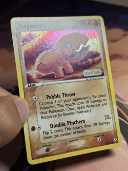 Trapinch 67/92 Reverse Holo ex Legend Maker 2005 Stamped Pokemon Card LP MP - Image 4