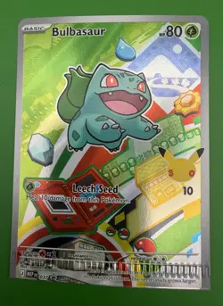 ERROR CARD‼Crimp & Miscut Bulbasaur MEP 037 - First Partner Illustration Promo - Image 1