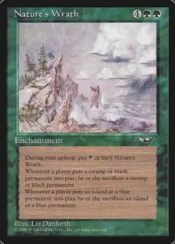MRM ENGLISH ColCre de la nature - Nature's Wrath NM MTG magic ALL - Image 1