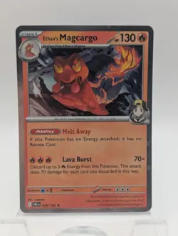 Ethan's Magcargo 036/182 Rare Destined Rivals Pokemon Cosmos Holo NM - Image 1