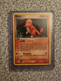 Pokemon Ditto Charmander & Squirtle 61&64/113 Reverse Holo EX Delta Species 2005 - Image 1