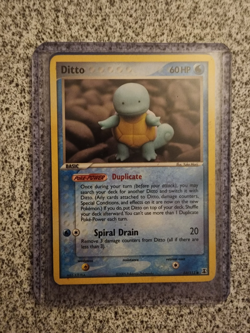 Pokemon Ditto Charmander & Squirtle 61&64/113 Reverse Holo EX Delta Species 2005 - Image 3