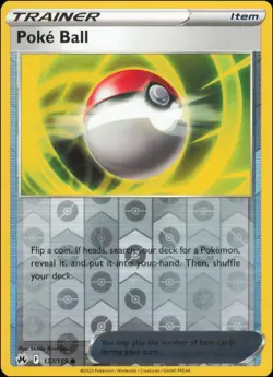 Pokemon - Poke Ball #137/159 - Crown Zenith Reverse Holo - Image 1