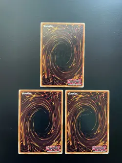 Yugioh Blazing Inpachi SD3-EN003 1st Edition Common Damaged X3 - Image 2