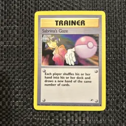 Pokemon TCG Sabrina’s Gaze 125/132 Gym Heroes - Image 1