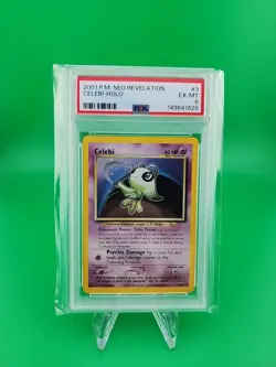 Pokemon Celebi Double Holo Neo Revelation 3/64 PSA 6 - Image 1