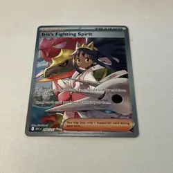 Iris's Fighting Spirit 292 / 217 SIR Pokemon Ascended Heroes NM FRESH PULL - Image 2
