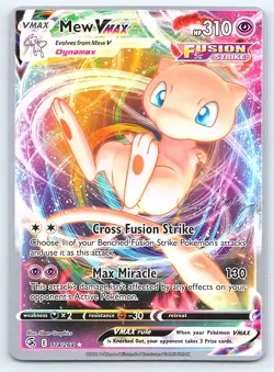 MEW VMAX 114/264 2023 Pokemon World Championships Fusion Strike Variant English - Image 1