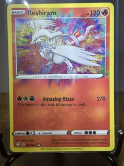 Reshiram 17/72 - Pokemon TCG - Shining Fates Amazing Rare - Holo - Image 1