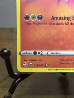 Reshiram 17/72 - Pokemon TCG - Shining Fates Amazing Rare - Holo - Image 4