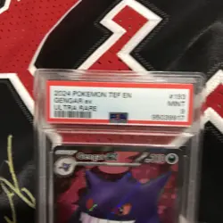 POKEMON TEF EN-TEMPORAL FORCES ULTRA RARE #193 GENGAR EX PSA 9 2024 Full Art - Image 3