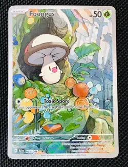 Foongus 095/086 Holofoil Illustration Rare SV: Black Bolt Pokemon TCG 🔥📈 - Image 1