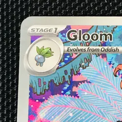 Gloom 198/197 SV03 Illustration Rare Full ArtObsidian Flames Holo Pokemon 🔥📈 - Image 4