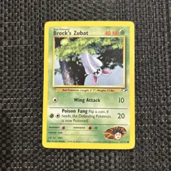 Pokemon TCG Brock’s Zubat 74/132 Gym Heroes - Image 1