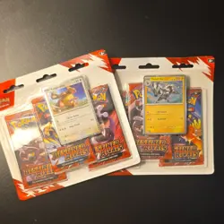 Pokemon S&V Destined Rivals 3 Booster Packs w/ Kangaskhan & Zebstrika Promo - Image 3