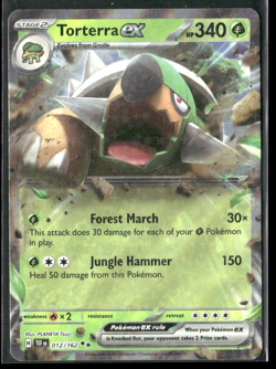 Torterra ex - 012/162 - Temporal Forces (TEF) Double Rare Holo Pokemon TCG - Image 1