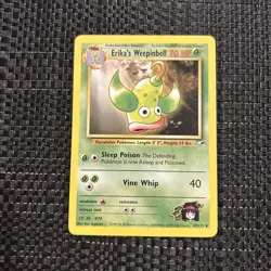Pokemon TCG Erika's Weepinbell Gym Heroes 49/132 Regular Unlimited Uncommon - Image 1