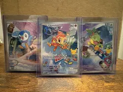 Pokemon TCG First Partner Illustration Collection Series 1 Gen 4 Sinnoh Starters - Image 1