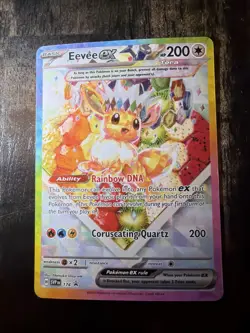 Prismatic Evolutions Eevee EX 174 Promo Card Super Premium Collection - Image 1