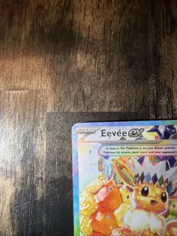 Prismatic Evolutions Eevee EX 174 Promo Card Super Premium Collection - Image 2