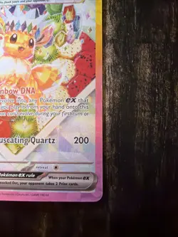 Prismatic Evolutions Eevee EX 174 Promo Card Super Premium Collection - Image 4