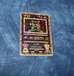 Pokemon Ancient Mew Movie Promo Holo WOTC card Swirl - Image 4