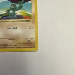 Pokemon Machop 50 HP Base Set Shadowless Common Regular 052/102 1999 TCG Card - Image 4