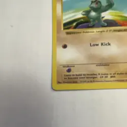 Pokemon Machop 50 HP Base Set Shadowless Common Regular 052/102 1999 TCG Card - Image 5