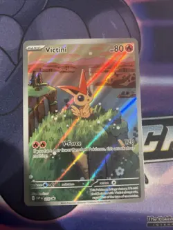 Pokemon TCG Victini Black Bolt & White Flare Promo Card Illustration SVP208 NM-M - Image 1