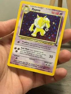 Pokemon Card Hypno 8/62 Fossil Holo Rare Unlimited 1999 Vintage wotc - Image 2