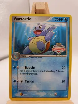 Pokemon Uncommon Card : Wartortle 42/100 (Ex Crystal G) (S P T Championship's) - Image 1