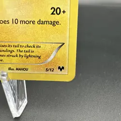 Pokemon Pikachu TCG Holo Card McDonald's Promo 5/12 LP - Image 4