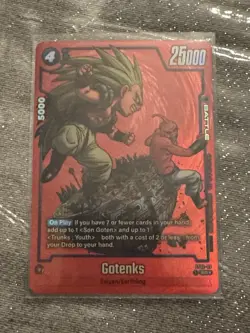 Dragon Ball TCG Card Gotenks FS02-03 SR Limited Pack Manga Version 02 Holofoil - Image 1